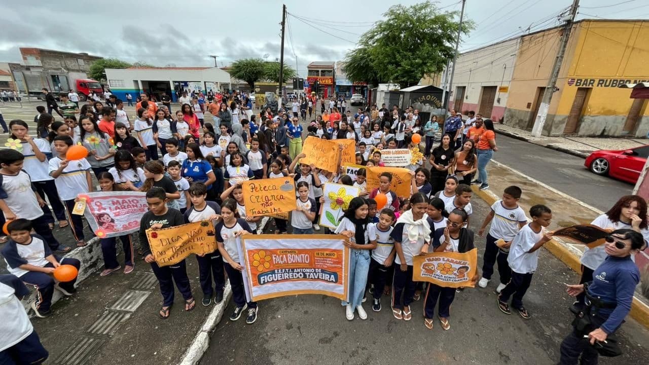 Caminhada marca Dia Nacional de Combate ao Abuso e à Exploração Sexual em Potengi