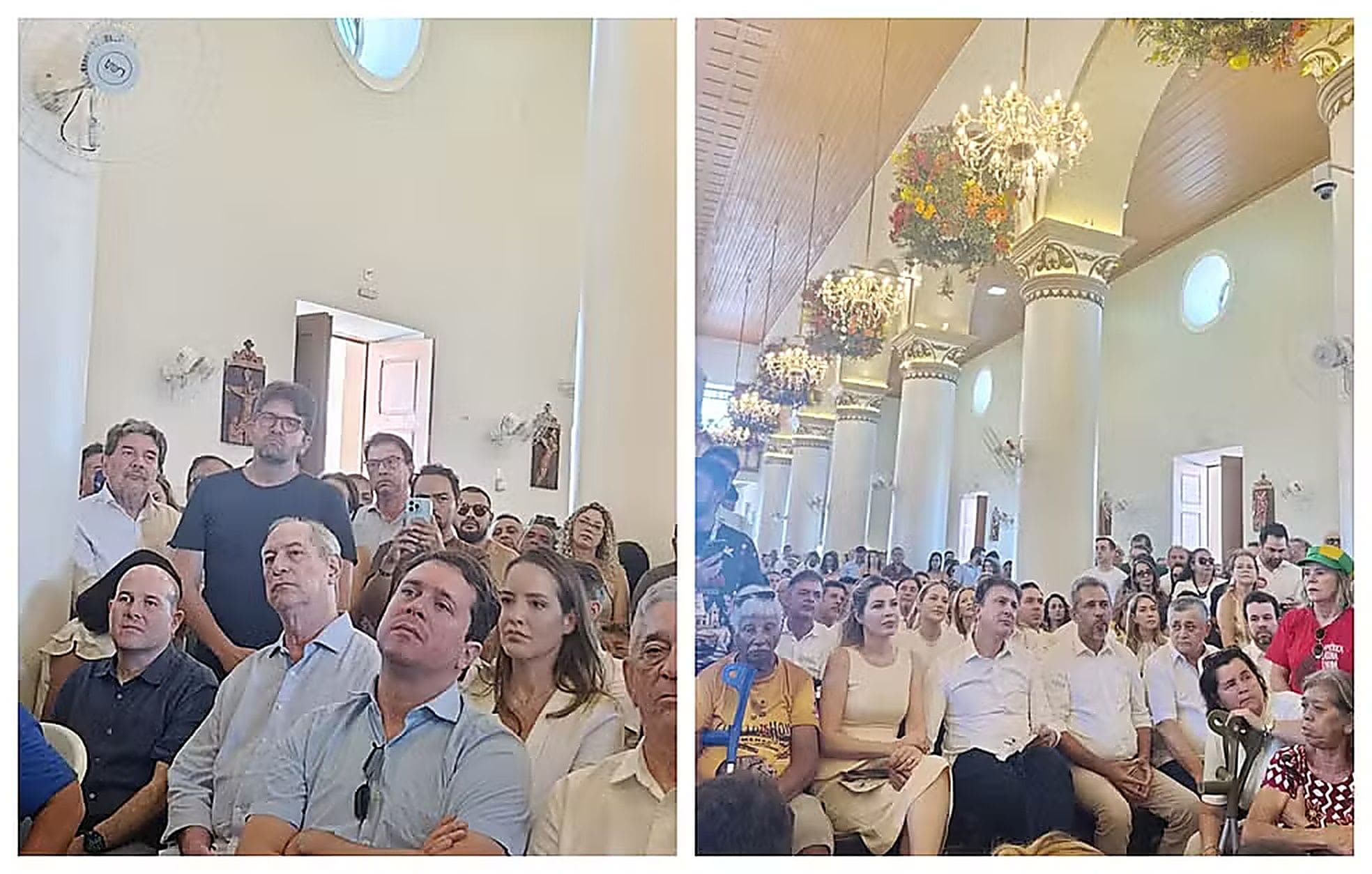 Elmano e Ciro dividem espaço na abertura da Festa do Pau da Bandeira e chamam atenção em Barbalha