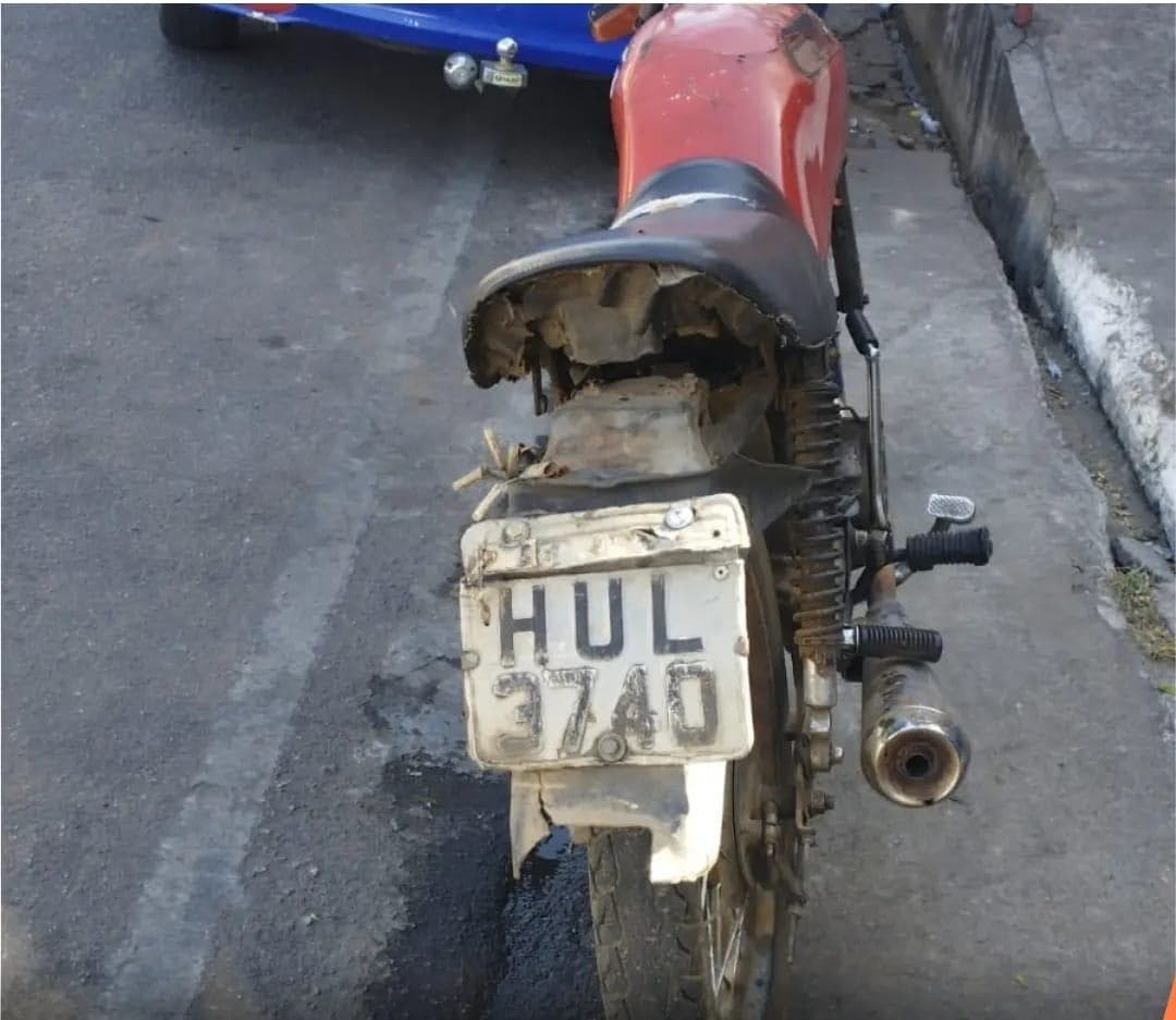 Motocicleta com 330 multas é apreendida pelo GPTRAN durante fiscalização
