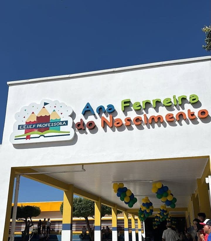 Nova Olinda reinaugura Escola Ana Ferreira do Nascimento