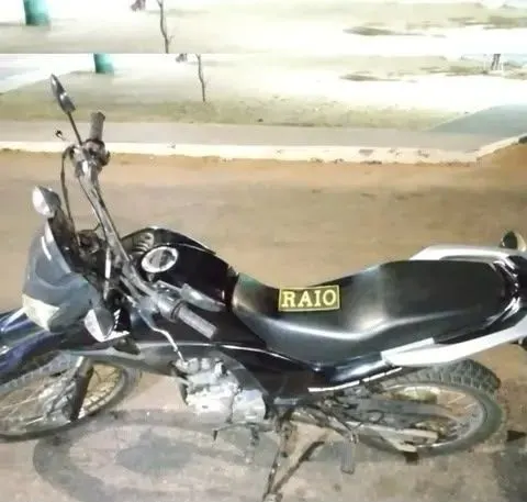 RAIO apreende Honda Bros com chassi e motor raspados em Barbalha