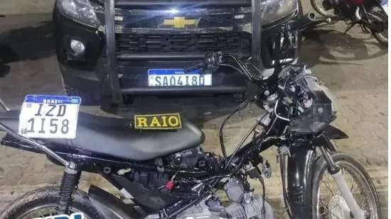RAIO recupera moto roubada no Centro de Missão Velha