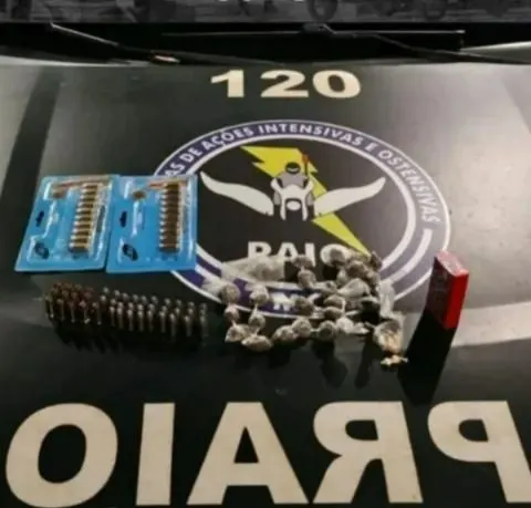 RAIO apreende drogas e 62 munições em Juazeiro do Norte