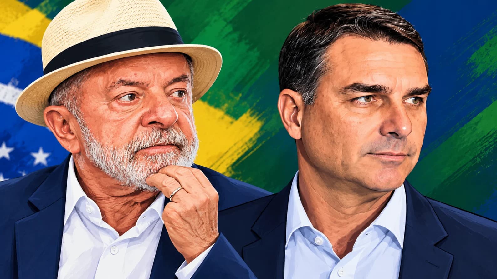 Pesquisa Gerp: Flávio Bolsonaro tem 53% contra 47% de Lula no segundo turno