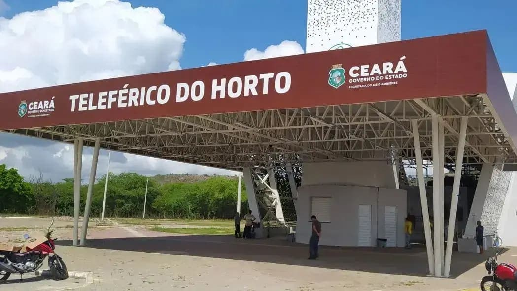 Homem sofre acidente enquanto trabalhava no Teleférico do Horto, em Juazeiro do Norte