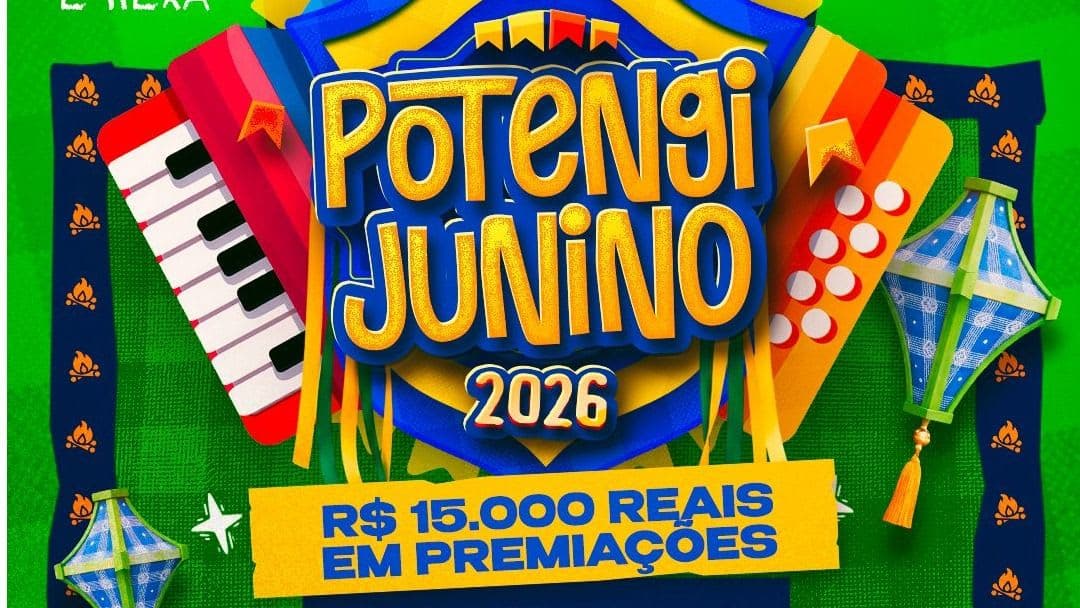 Prefeitura de Potengi anuncia o Potengi Junino 2026 com festival de quadrilhas e R$ 15 mil em premiações