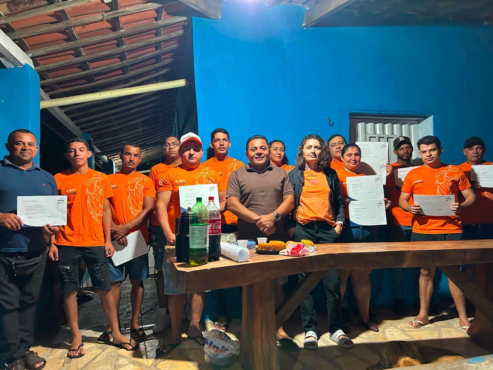 Chapa Quente destaca qualificação profissional durante entrega de certificados em Santana do Cariri