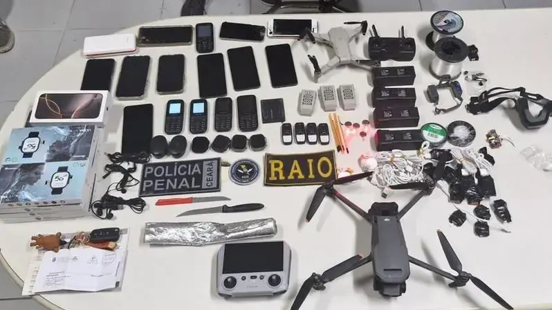 CV usava drones para levar celulares e drogas a presídio no CE
